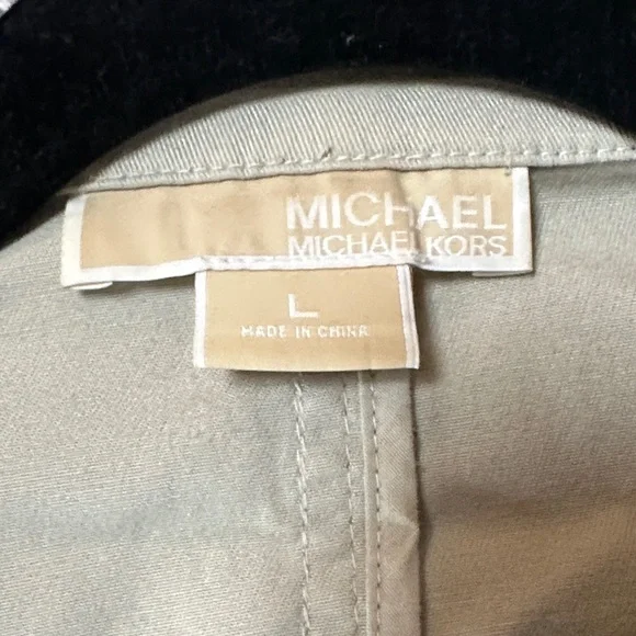 Michael Kors Beige Utility Jacket - Picture 2 of 3